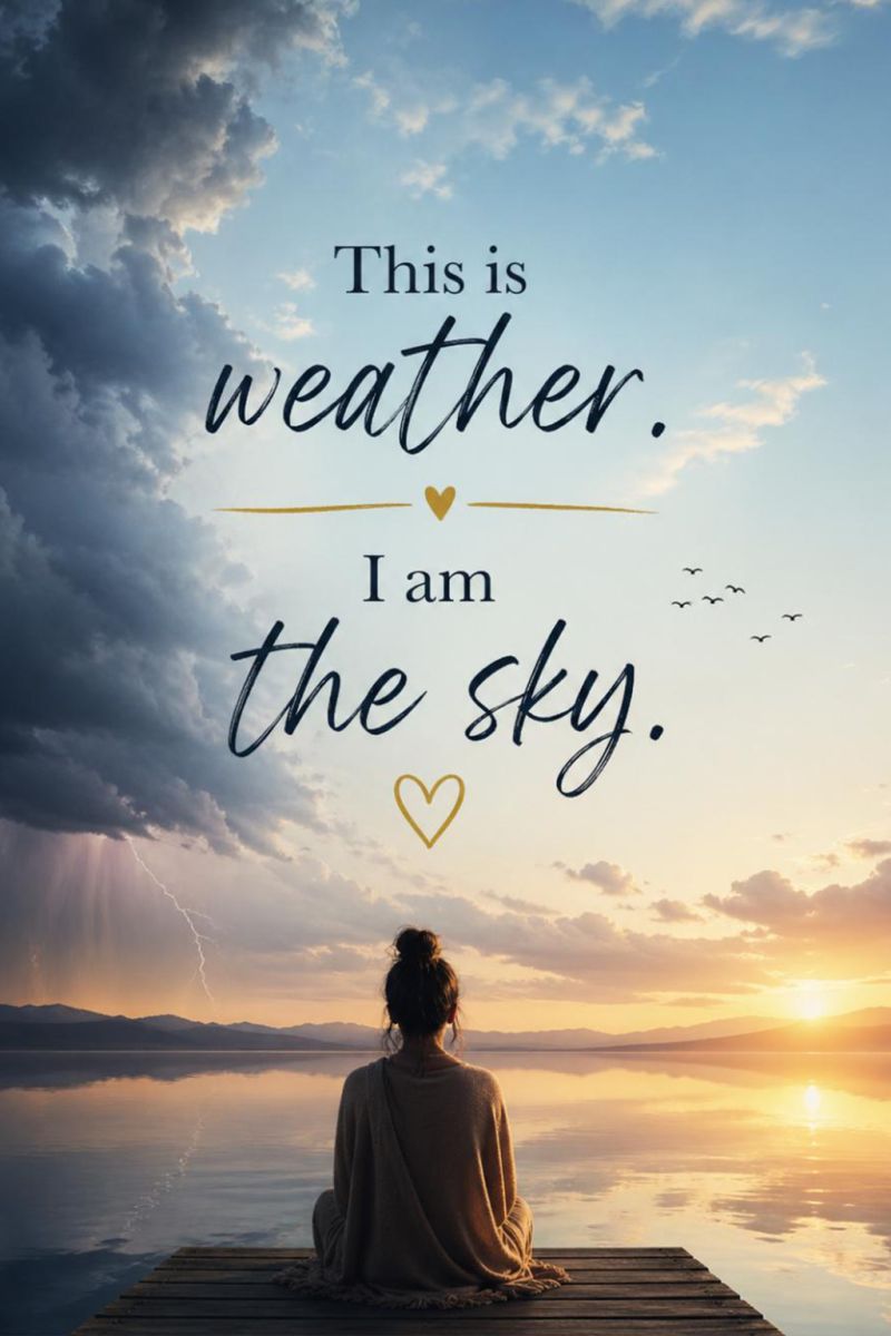 This is weather. I am the sky.